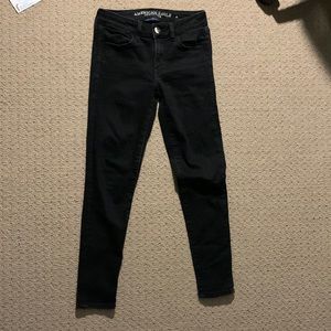 Black American eagle jeans